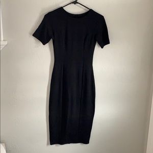 American Apparel Short Sleeve, Midi Pencil Dress